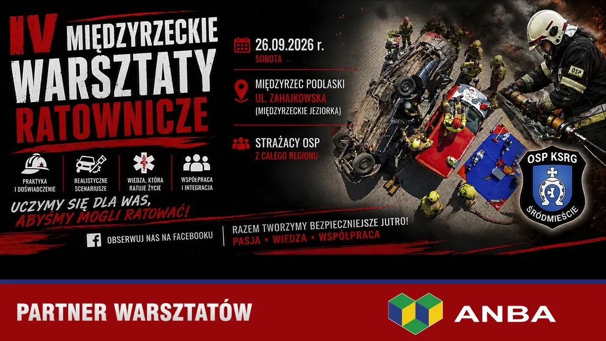 ANBA partnerem IV Międzyrzeckich Warsztatów Ratowniczych